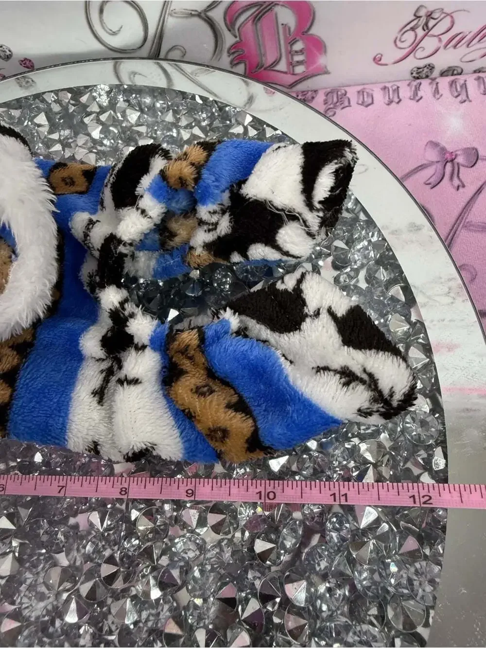 Sweater for animal Cozy Plush Dog Hoodie Reindeer Pattern - Blue, White, Brown